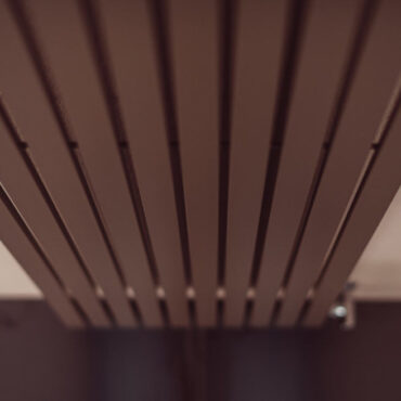 termoarredo living acciaio al carbonio dettaglio binario singolo graziano
