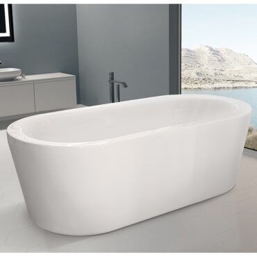 vasca da bagno freestanding vetroresina idromassaggio sayren ovale sthatus