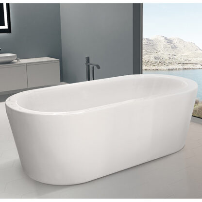 vasca da bagno freestanding vetroresina idromassaggio sayren ovale sthatus