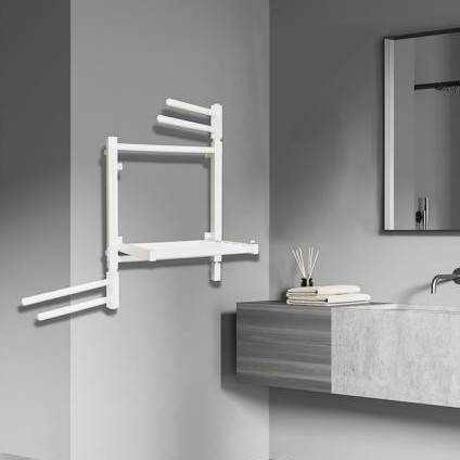 sèche-serviettes électrique blanc salle de bain vela deltacalor