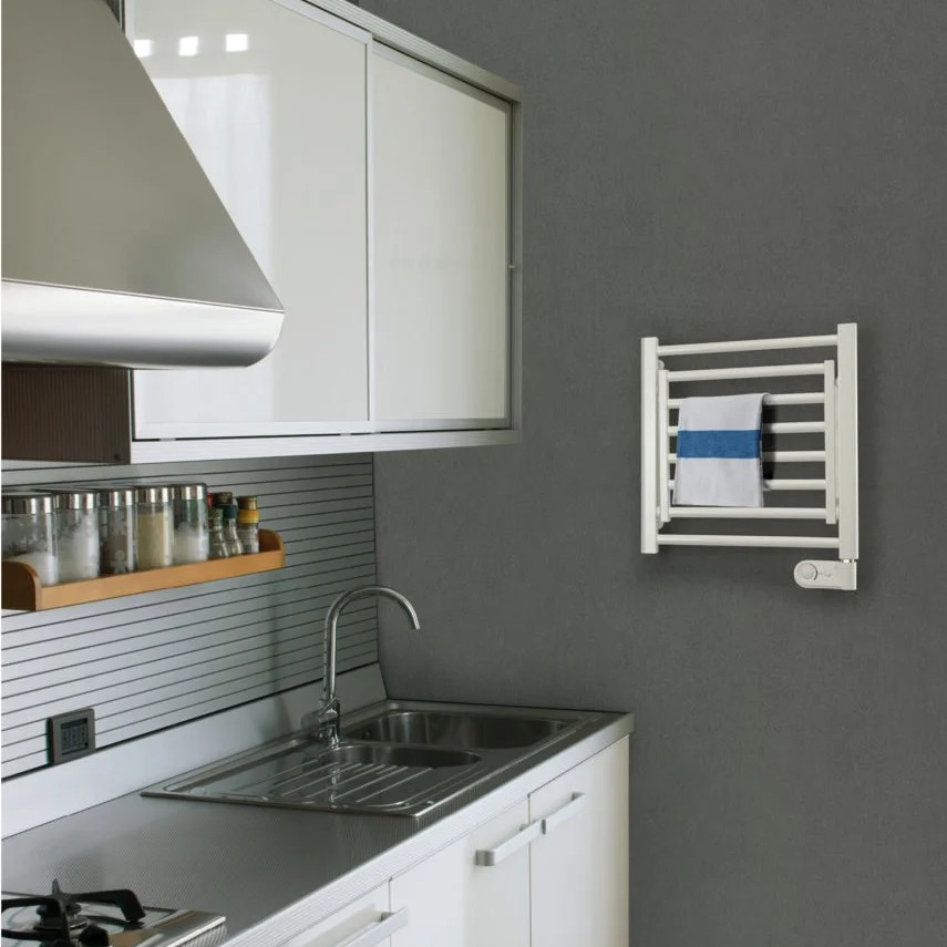 scaldasalviette elettrico bianco cucina bagno papillon deltacalor