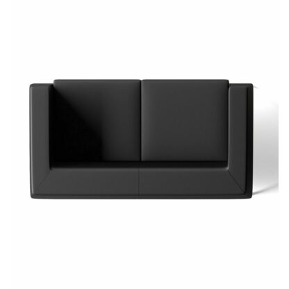 divano 2 posti attesa ufficio legno nero dexter sitlosophy