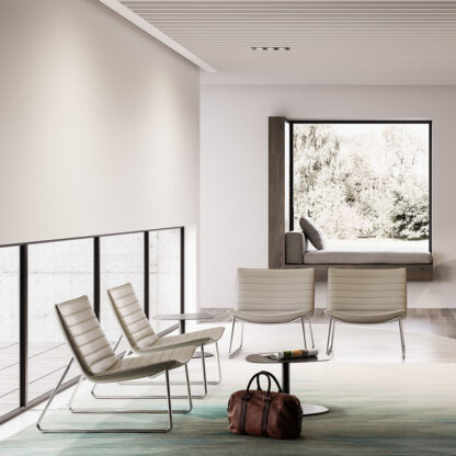 poltrona attesa uffcio sedia alluminio damatrà sitlosophy