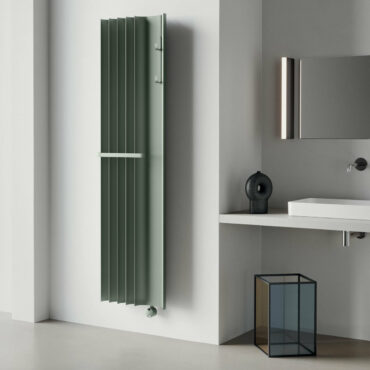 brasilia electric white colored aluminum radiator caleido