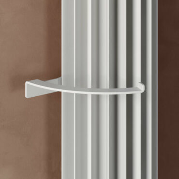 termoarredo alluminio bianco dettaglio raysun elettrico caleido