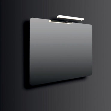 lampada led cromata bagno specchio ray vanità & casa