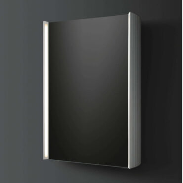 specchio da bagno contenitore illuminato led ripiani zenit vanità & casa