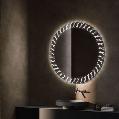 specchio da bagno illuminato led ghost mirror xo vanità & casa