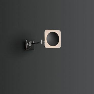 specchio ingranditore da bagno illuminato led a muro hubble vanità & casa