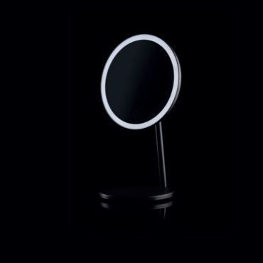 specchio ingranditore luce led nero solo vanità & casa