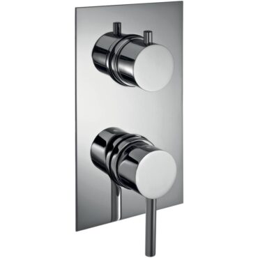 IDROTECH 2 VOIES ENCASTRÉ MIX ONLY EXTERNAL PARTS 122062-CHROME