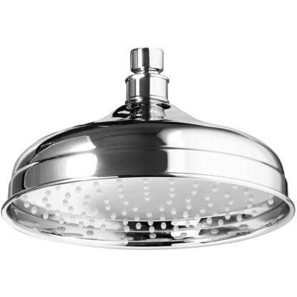 SOFFIONE DOCCIA RETRO OTTONE D.200 EASY CLEAN-CROMO