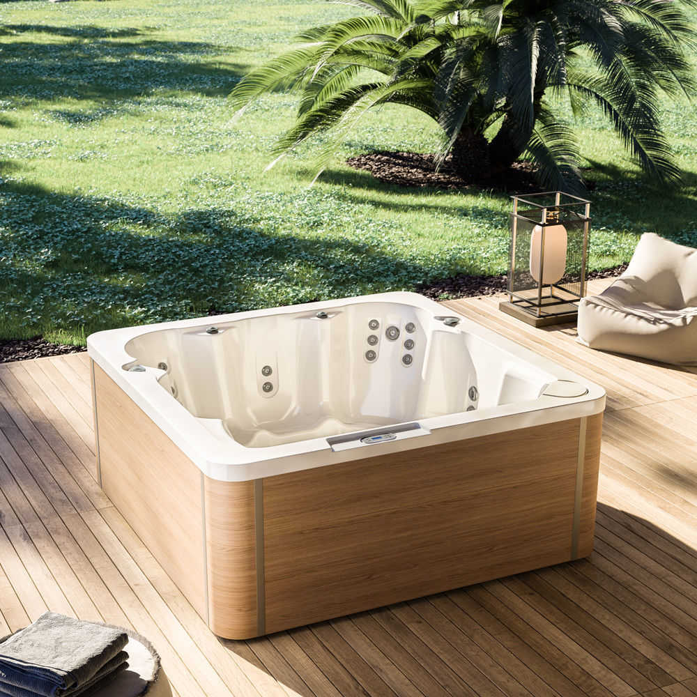 mini bain à remous encastré autoportant couverture thermique mon spa 212 verre