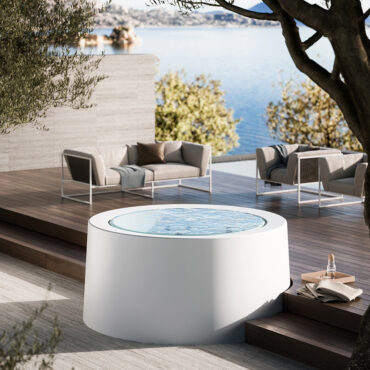 minipiscina idromassaggio filtro a sabbia whirlpool airpool infinity 220 glass