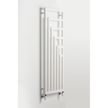 scaldasalviette idraulico design moderno acciaio bianco potentia scirocco