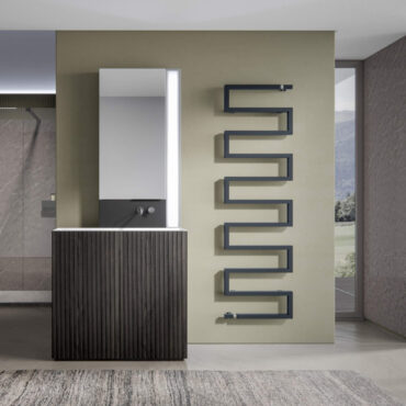 scaldasalviette idraulico design moderno acciaio snake one scirocco