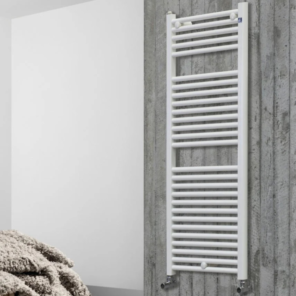 scaldasalviette idraulico design valvola bianco colorato cambio deltacalor