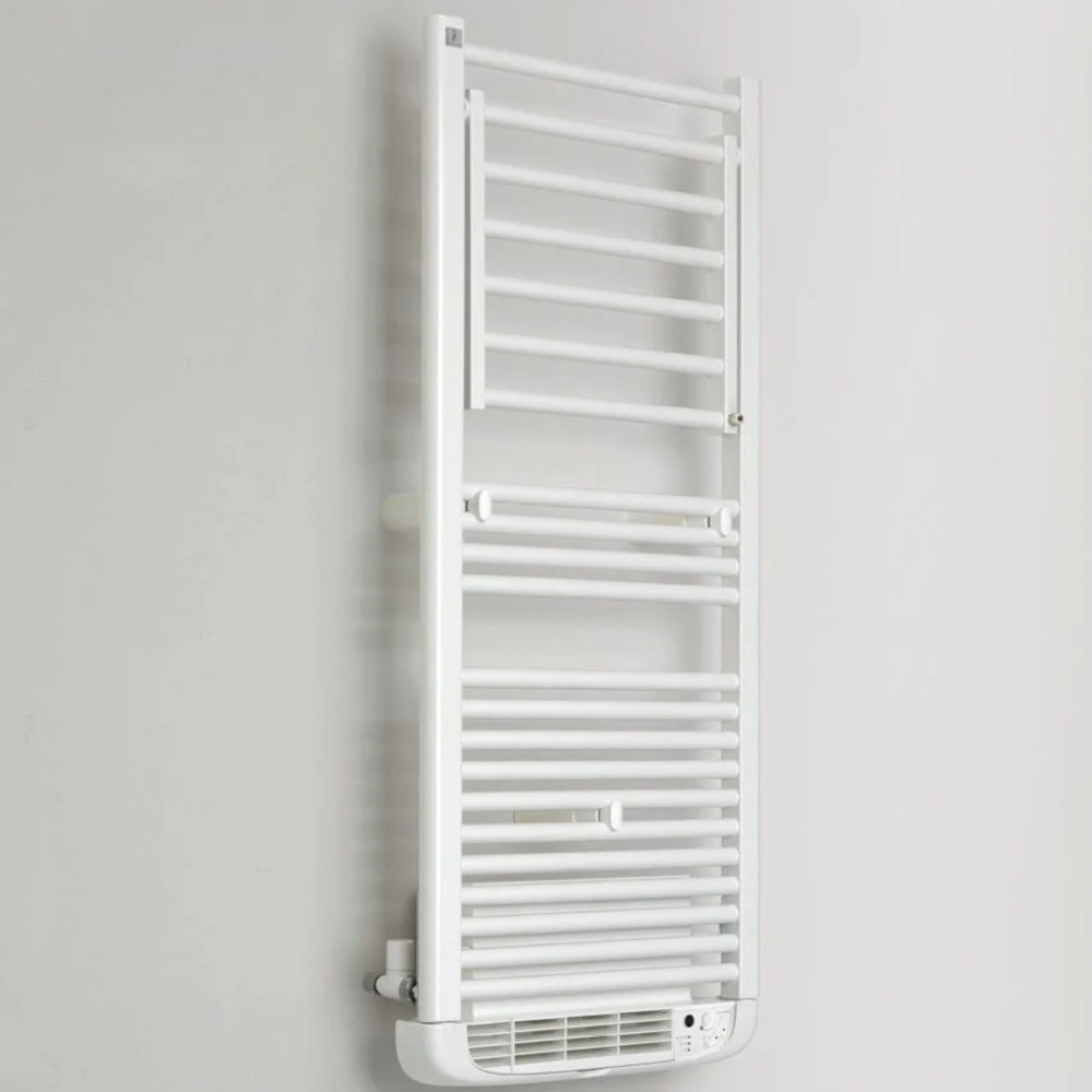 scaldasalviette idraulico elettrico bianco termoventilatore dryer plus misto deltacalor