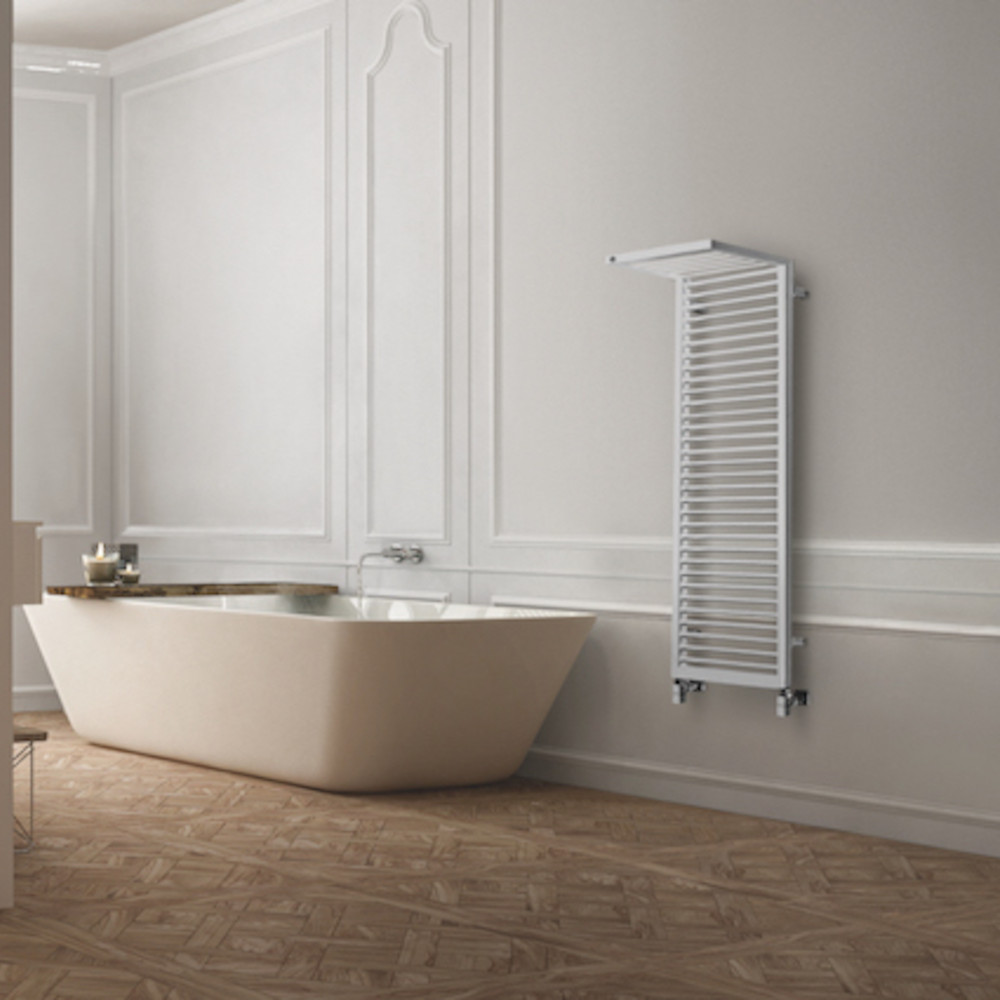scaldasalviette idraulico termoarredo living acciaio bianco shadow rack scirocco