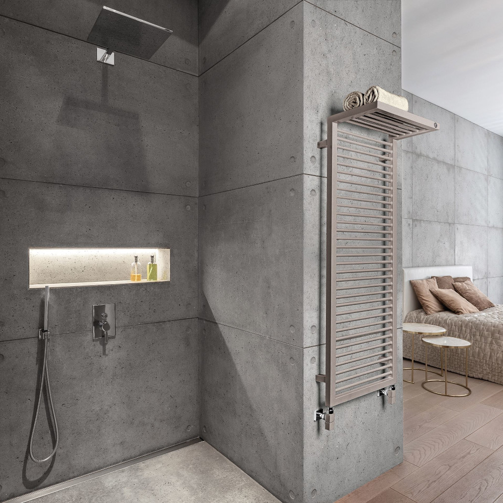 scaldasalviette idraulico termoarredo living acciaio colorato shadow rack scirocco