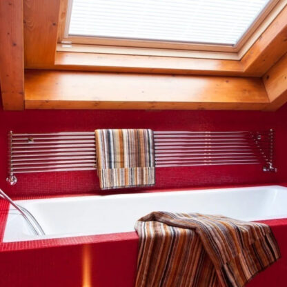 termoarredo idraulico bagno tubolare cromato hegoline 13 orizzontale deltacalor