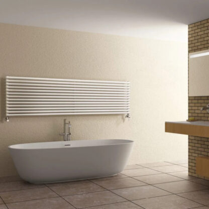 termoarredo idraulico tubolare design bianco singolo doppio hegoline 23 orizzontale deltacalor