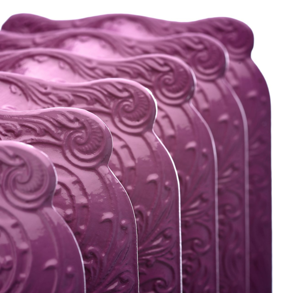 termoarredo living ghisa dettaglio viola retrò tiffany scirocco