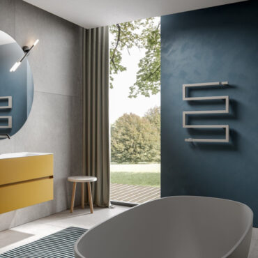 termoarredo scaldasalviette design moderno idraulico acciaio cromato inox snake scirocco