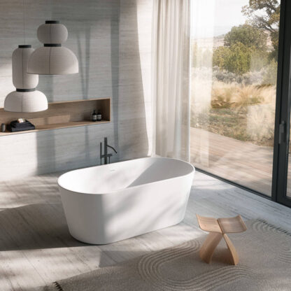 vasca da bagno freestanding acrilico design moderno alchemy glass