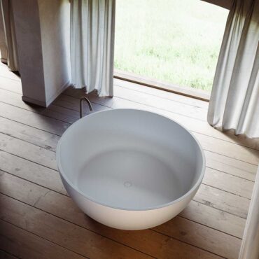 vasca da bagno freestanding hardlite bianca momoa glass