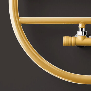 scaldasalviette idraulico design moderno dettaglio valvola acciaio smooth scirocco