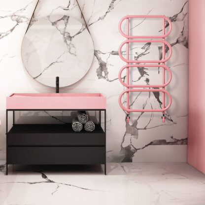 scaldasalviette idraulico elettrico tubolare colorato chain round scirocco