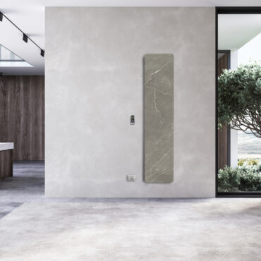termoarredo elettrico a piastra design laminam pietra grey move on plus graziano