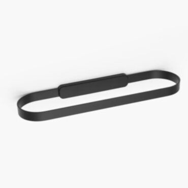 bidet porte-serviettes acier noir polyuréthane gel tape geelli