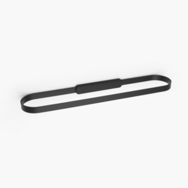 porte-serviettes acier gel polyuréthane ruban noir geelli
