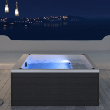 minipiscina con idromassaggio luci led cromoterapia diana sthatus