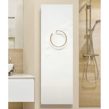 scaldasalviette su piastra bianco idraulico hot brem