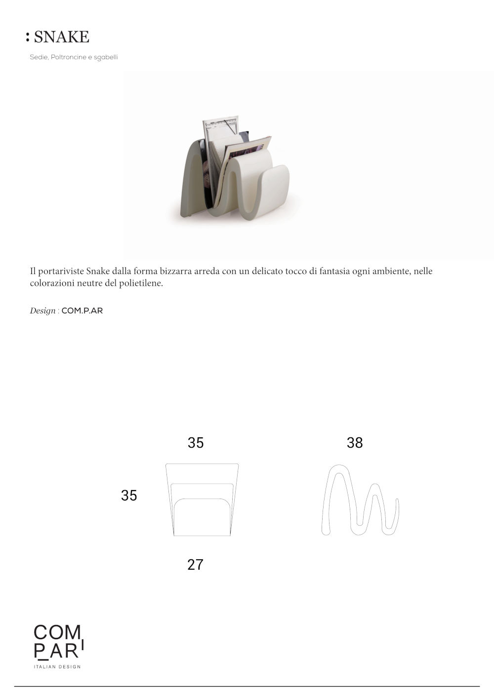 datenblatt snake compar magazine rack