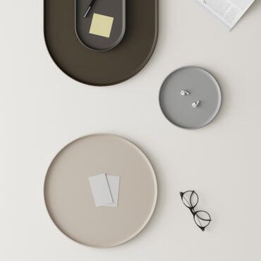 Keramik Tablett rund nic design