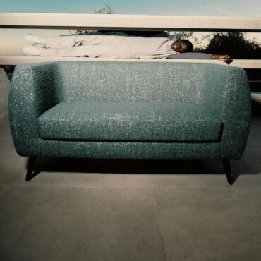 divano 2 posti imbottito living colorato sea shell luxy