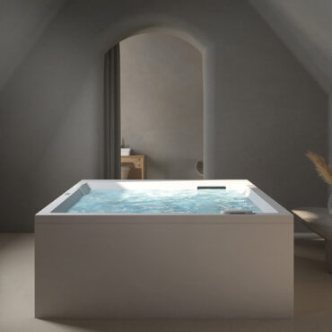 freestanding whirlpool minipool chromotherapy time 260 relax design