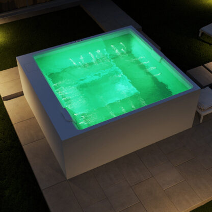 freestanding chromotherapy whirlpool mini pool stage 250 relax design