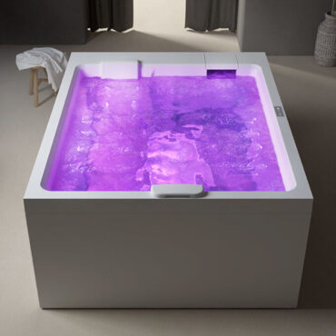 mini whirlpool freestanding chromotherapy acrylic spa stage 200 relax design