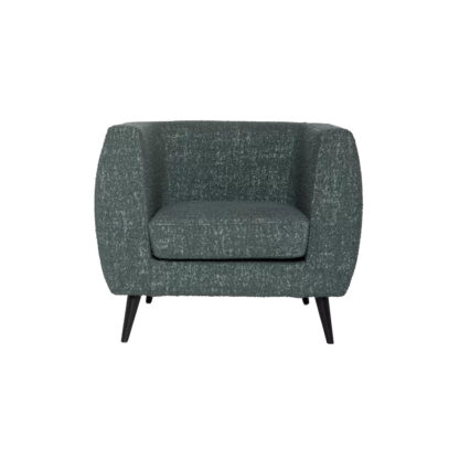 poltrona 1 posto imbottita lounge 4 gambe legno sea shell luxy