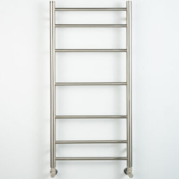 scaldasalviette bagno tubolare argento idraulico essential graziano
