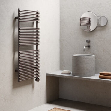 scaldasalviette elettrico tubolare colorato colibrì caleido