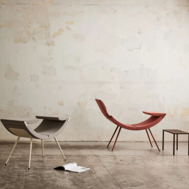 sedia living design imbottita colorata clop luxy