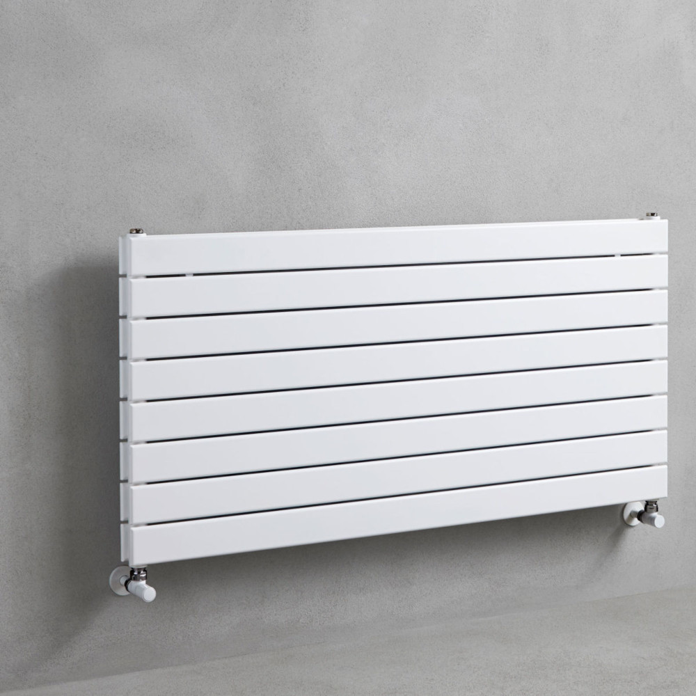 steel plumbing radiator white colored pispola double caleido