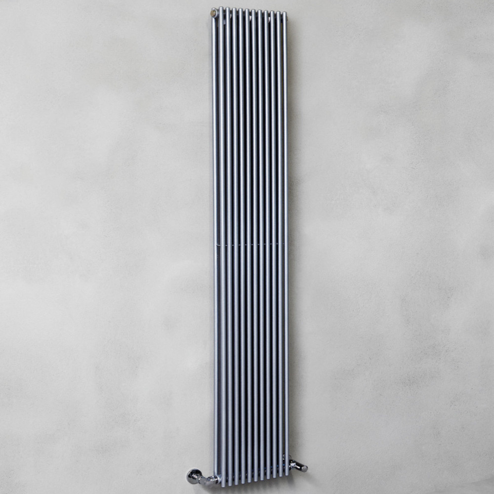 termoarredo idraulico living bianco colorato canarino doppio caleido