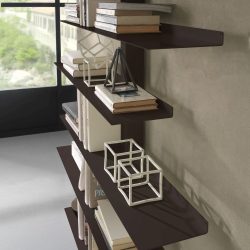 libreria in acciaio apollo siderio Rust3